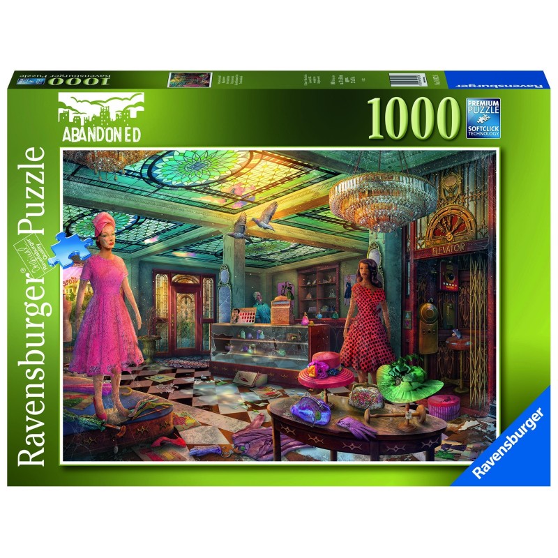 Puzzle 1000 pz - Illustrati: Tienda abandonada