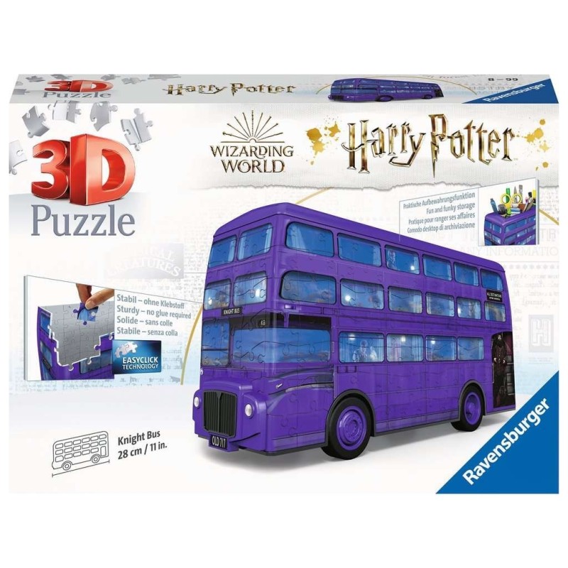 Puzzle 3D - Vehículos: Autobús noctámbulo Harry Potter
