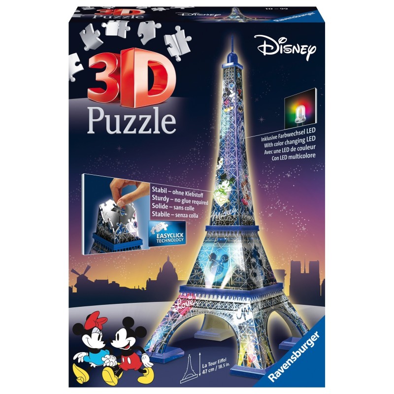 Puzzle 3D - Serie Especial: Disney Tour Eiffel