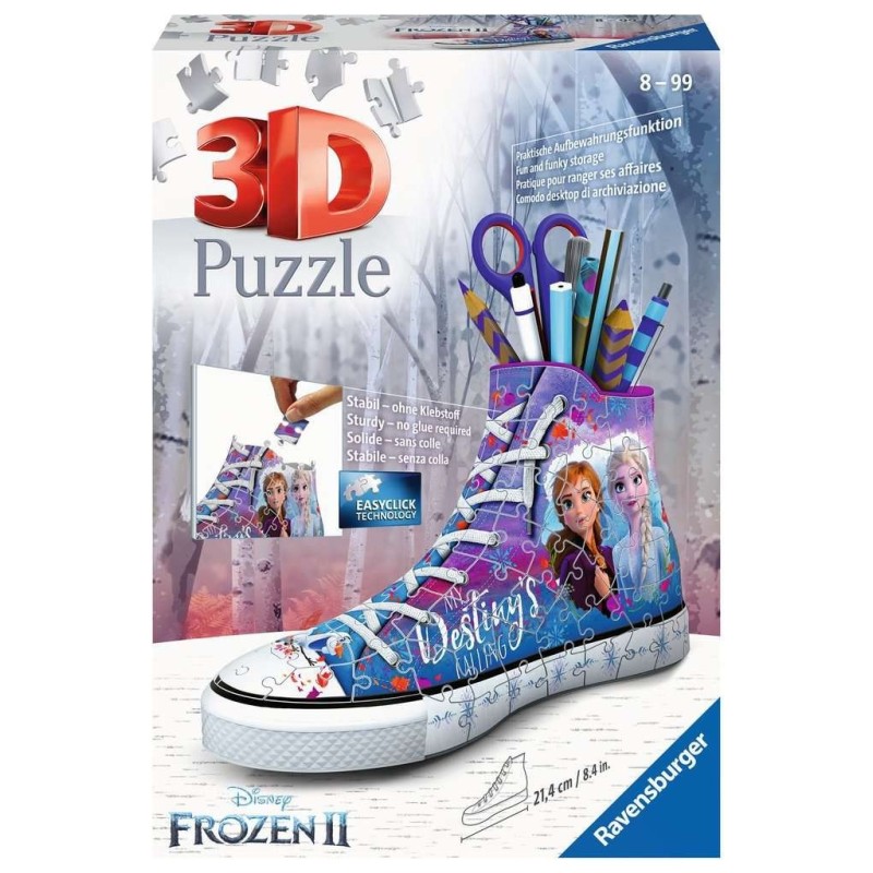 Puzzle 3D - Organizer: Sneaker - Frozen 2