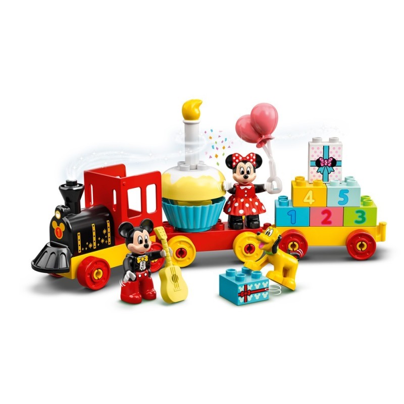 LEGO-10941 Tren de Cumpleaños de Mickey y Minnie