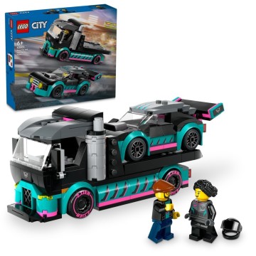 LEGO-60406 Coche de Carreras y Camión de Transporte