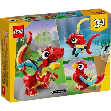 LEGO-31145 Dragón Rojo