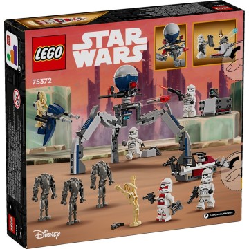 LEGO-75372 Pack de Combate: Soldado Clon y Droide de Combate