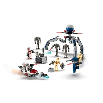 LEGO-75372 Pack de Combate: Soldado Clon y Droide de Combate