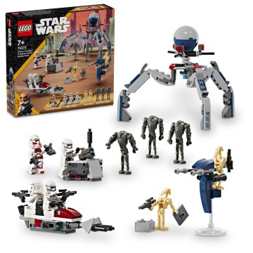 LEGO-75372 Pack de Combate: Soldado Clon y Droide de Combate