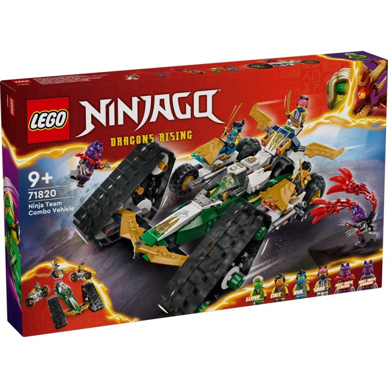 LEGO-71820 Vehículo Combinado del Equipo Ninja