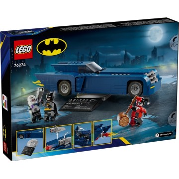 LEGO-76274 Batman™ con Batmóvil vs. Harley Quinn™ y Mr. Freeze™