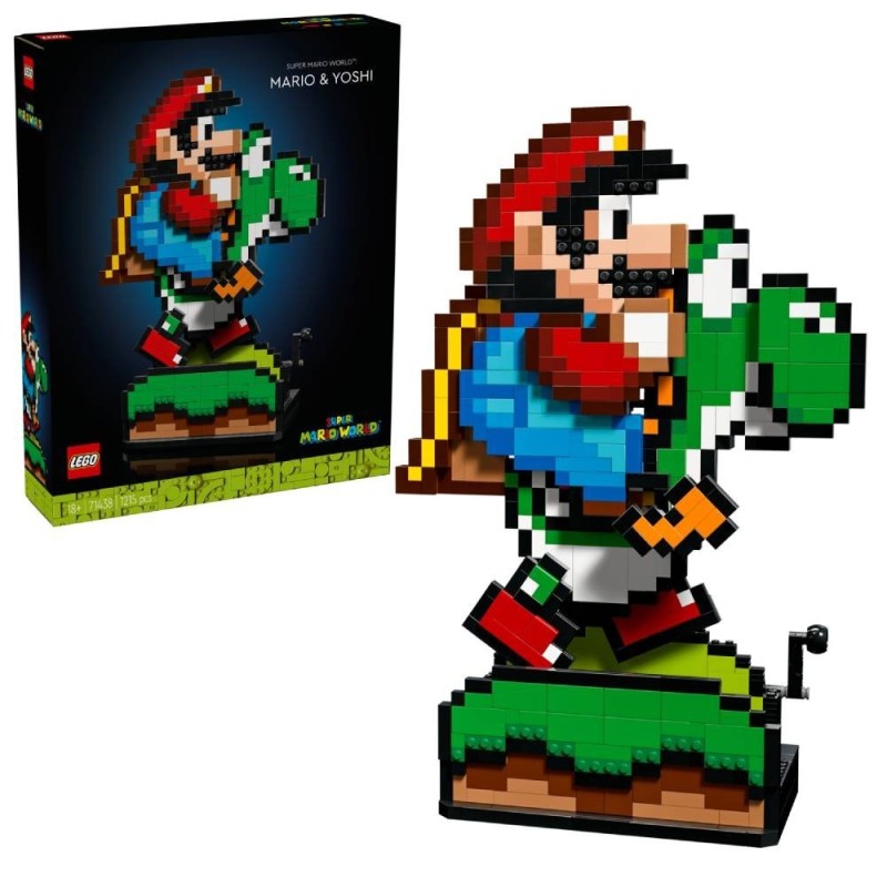 LEGO-71438 Super Mario World™: Mario y Yoshi
