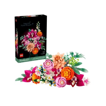 LEGO-10342 Ramo de Flores Fantasía en Rosa