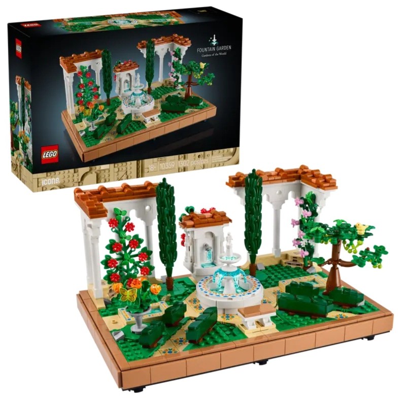 LEGO-10359 Jardín con Fuente