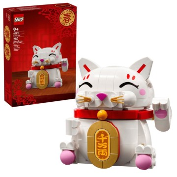 LEGO-40813 Gato de la Buena Suerte