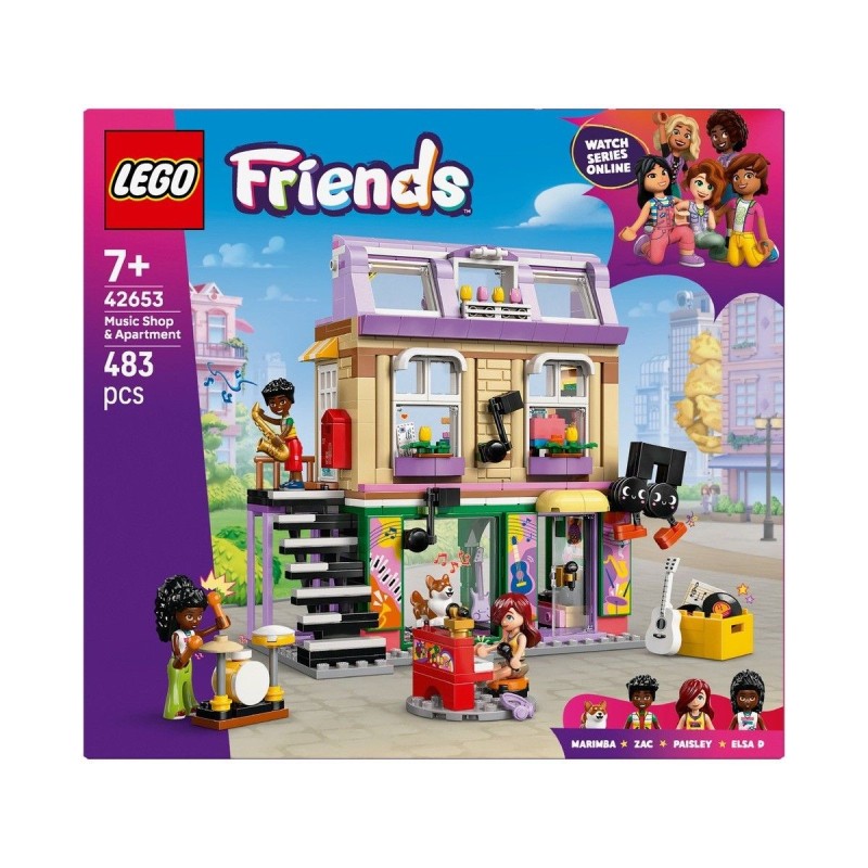 LEGO-42653 Tienda de Música y Apartamento