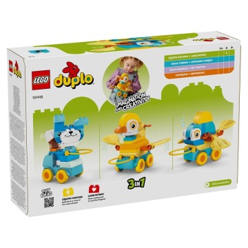 LEGO-10448 Animales sobre Ruedas 3en1