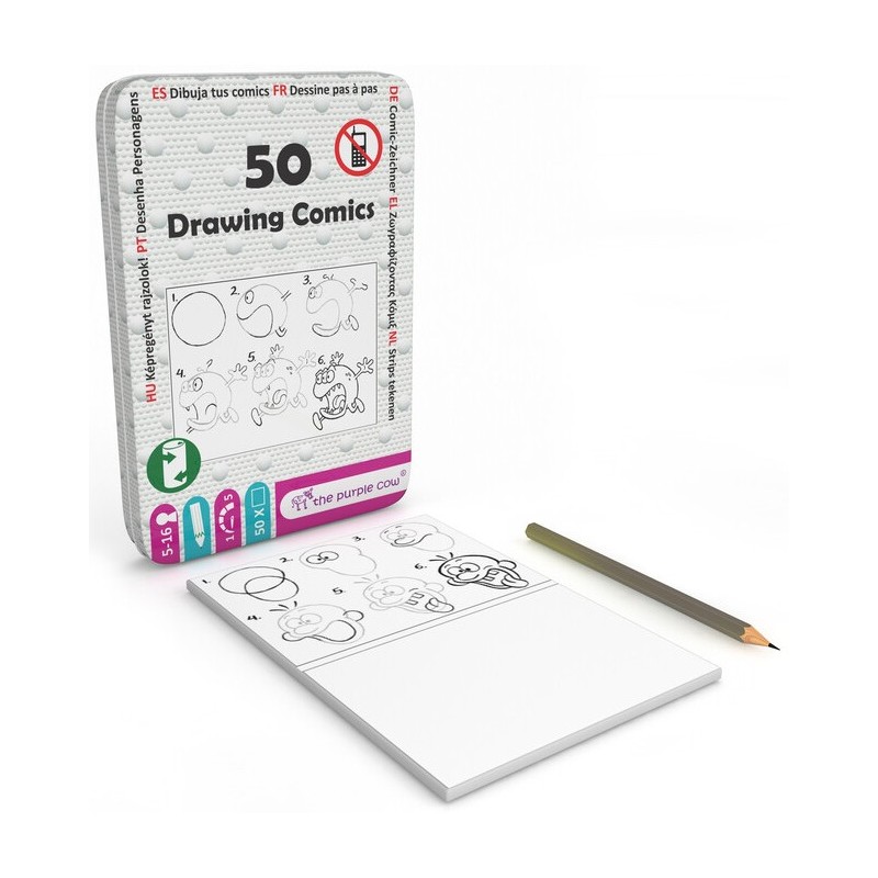 50 Cómics Paso a Paso (ES/EN/DE/FR/IT/PT/HU/NL/EL/RO)