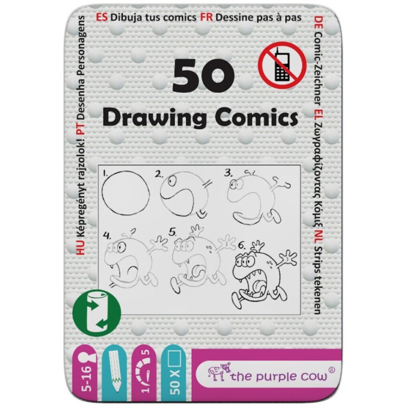 50 Cómics Paso a Paso (ES/EN/DE/FR/IT/PT/HU/NL/EL/RO)