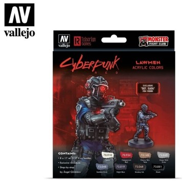[72.308] Lawmen - Figura Sgt. Suou por Ángel Giráldez 17 ml. - Set de colores - Game & Xpress Color