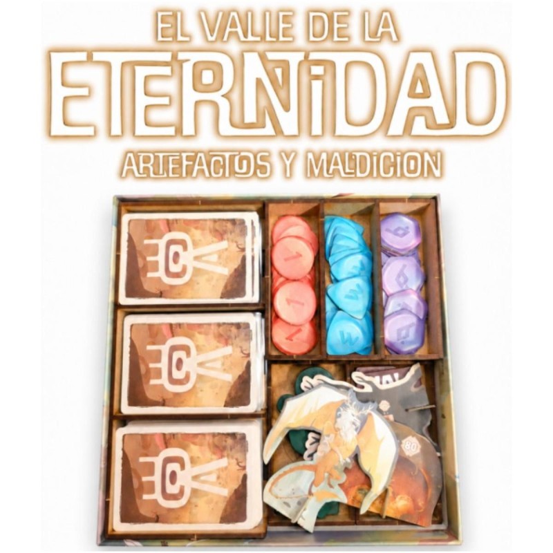 Inserto Compatible con EL VALLE DE LA ETERNIDAD (BASE + Exp. ARTEFACTOS + Exp. MALDICIÓN)
