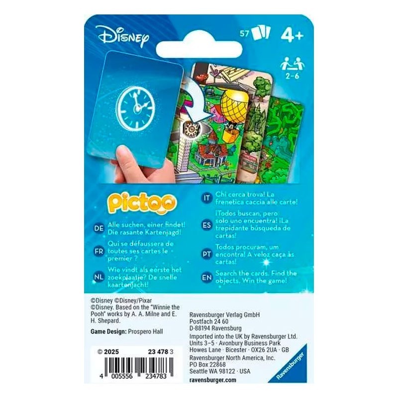 PICTOO Disney en Español Juego de mesa Ravensburger