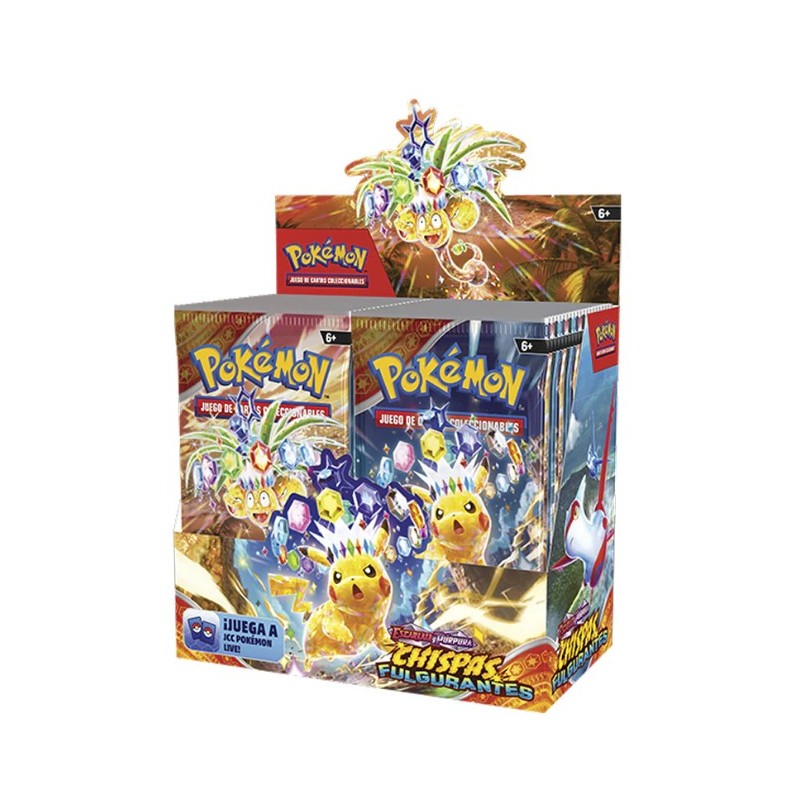 Pokémon TCG Chispas Fulgurantes Booster Box (36 sobres)