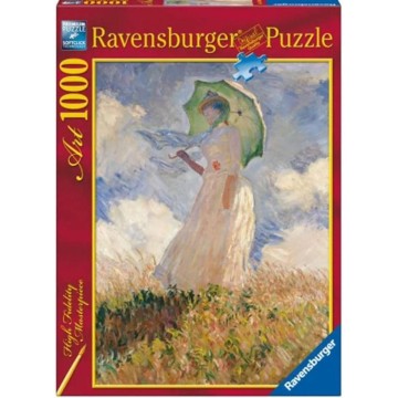 Monet: Mujer con Sombrilla Mirando a la Izquierda 1000 pc
