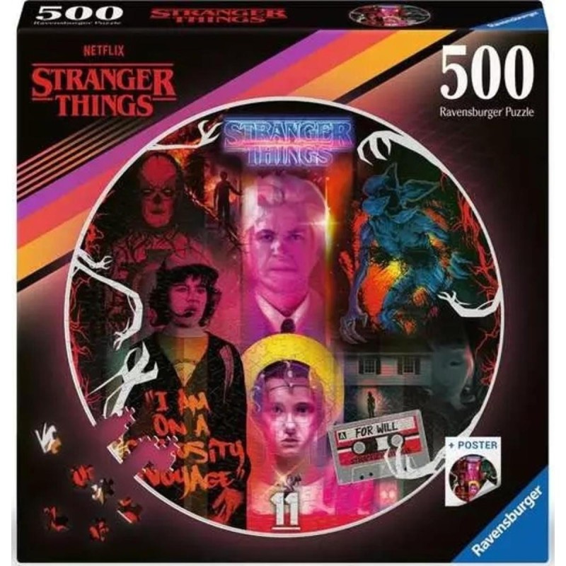 Stranger Things Round 500 pc