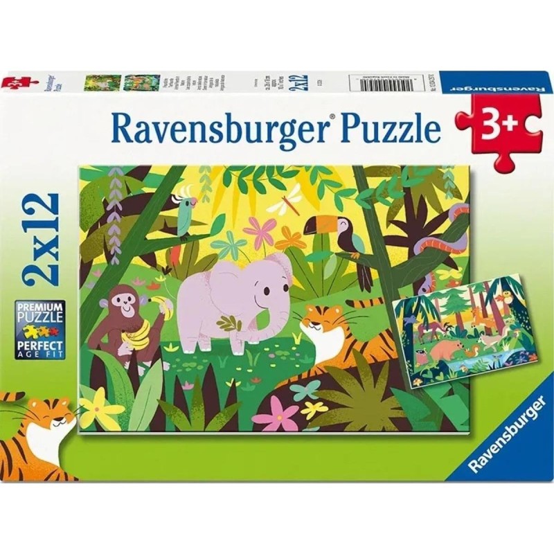 Amigos animales en la naturaleza 2 x 12 pc