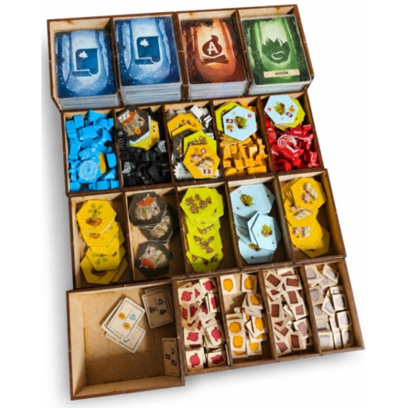 Inserto Compatible con EMBERLEAF (Base + Pack Héroes 1, 2 y 3 + Trofeos y Premios)