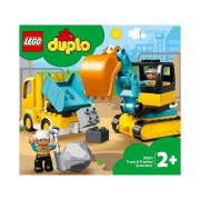LEGO-10931 Camión y Excavadora con Orugas