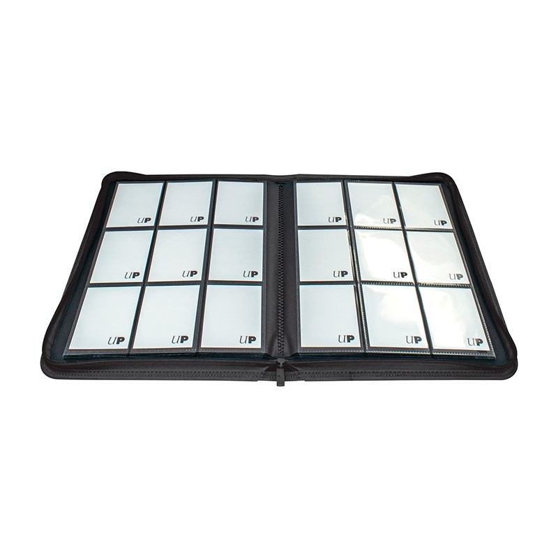 Carpeta con cremallera 9 bolsillos PRO-Binder Zippered Negro Ultra Pro