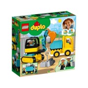LEGO-10931 Camión y Excavadora con Orugas