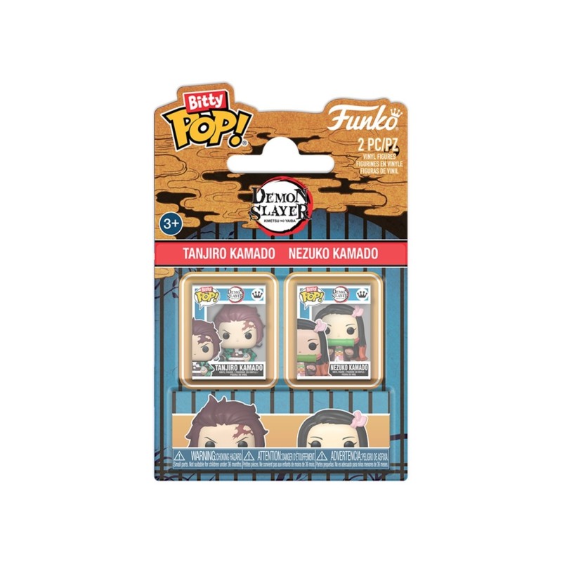 Funko Bitty POP! 2-Pack Tanjiro Kamado & Nezuko Kamado - Kimetsu no Yaiba