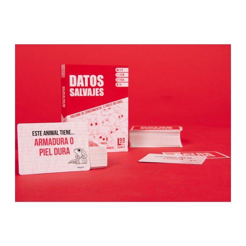 Datos Salvajes en Español Juego de mesa - Tcg Factory