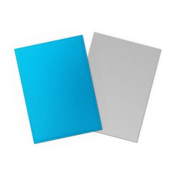 Fundas Standard Matte Dual (100 unidades) Sky Blue & Silver - Dragon Shield