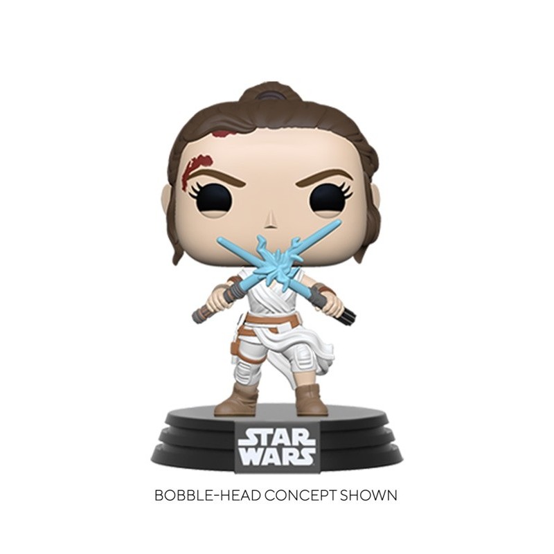 Funko POP! SWEp9- Rey with 2 Light Sabers - Star Wars