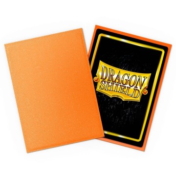 Fundas Standard Matter Naranja Amber (100 unidades) - Dragon Shield