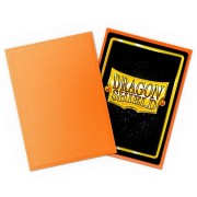 Fundas Standard Matter Naranja Amber (100 unidades) - Dragon Shield