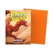 Fundas Standard Matter Naranja Amber (100 unidades) - Dragon Shield