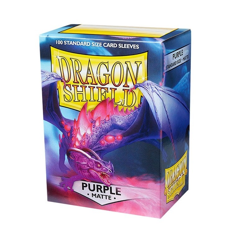 Fundas Standard Matte Morado (100 fundas) Dragon Shield.