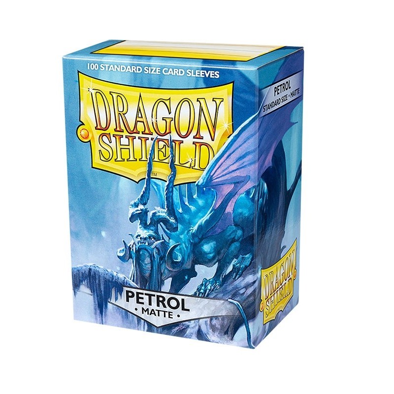 Fundas Standard Matte Azul Petróleo (100 fundas) Dragon Shield.