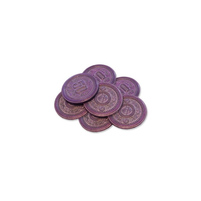Scythe: monedas $50 (x7)
