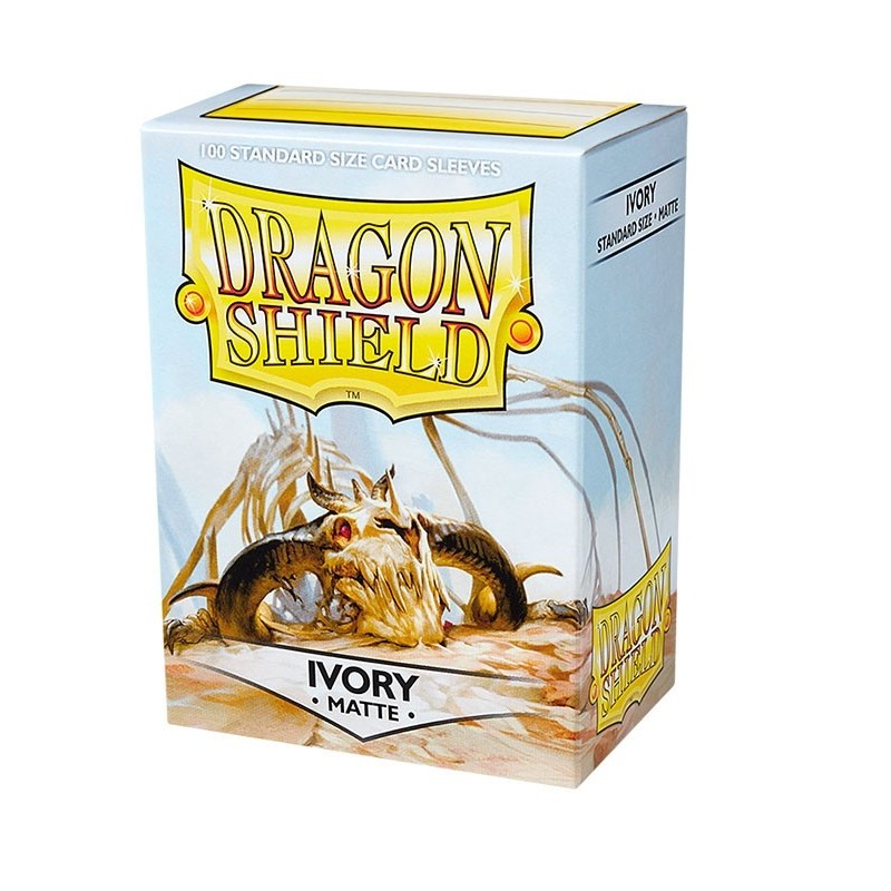 Fundas Standard Matte Blanco Marfil (100 fundas) Dragon Shield.