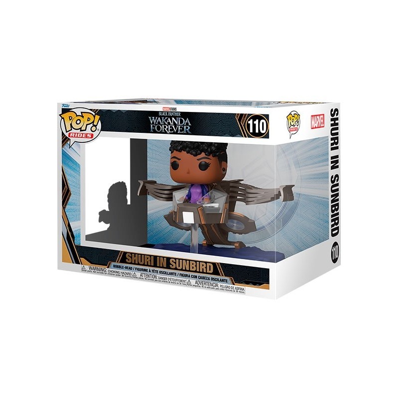 Funko POP! Ride Shuri in Sunbird Black Panther Wakanda Forever Marvel