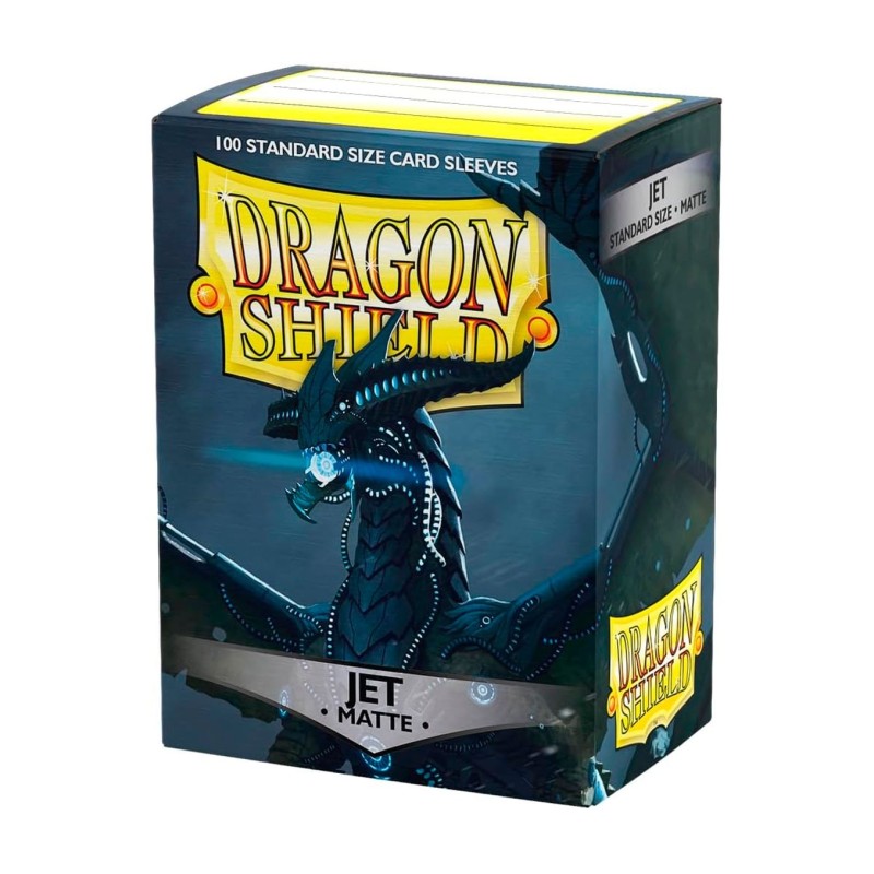 Fundas Standard Matte Negro Jet (100 fundas) Dragon Shield