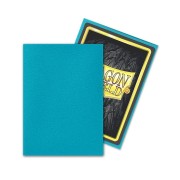 Fundas Standard Matte Turquesa Atebeck (100 fundas) Dragon Shield.