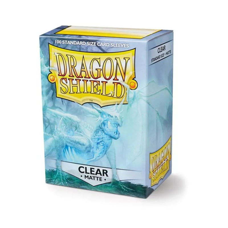 Fundas Standard Matte Transparente (100 fundas) Dragon Shield.