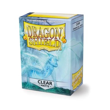 Fundas Standard Matte Transparente (100 fundas) Dragon Shield.