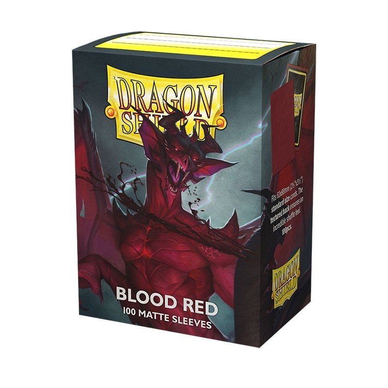 Fundas Standard Matte Simurag Rojo (100 fundas) Dragon Shield