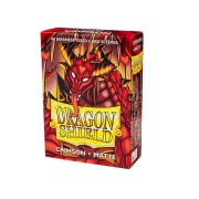Fundas Small 59mm x 86mm Japanese Matte Carmesí (60 fundas) Dragon Shield.