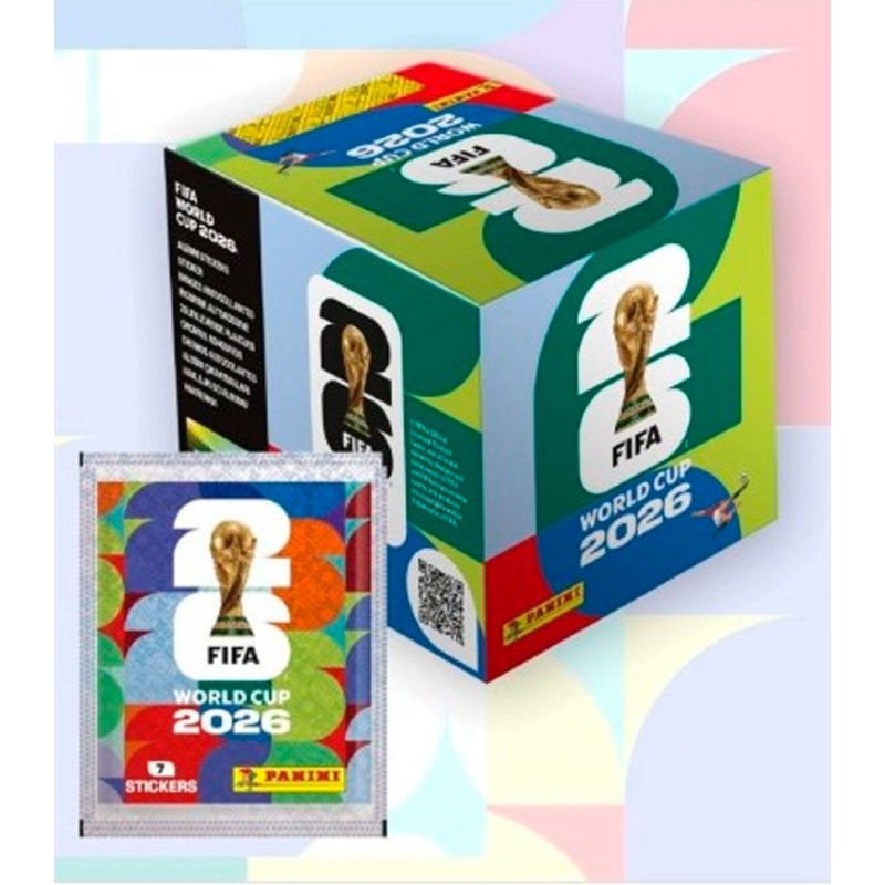 Caja de 50 sobres FIFA World Cup 2026 Sticker - Panini Cromos